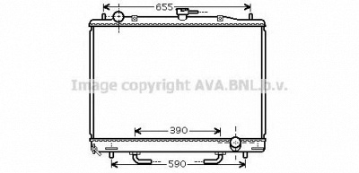 AVA QUALITY COOLING mt2170 -  Радиатор, охлаждение двигателя